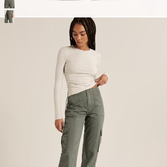 Abercrombie cargo pants NEW - Picture 8 of 9